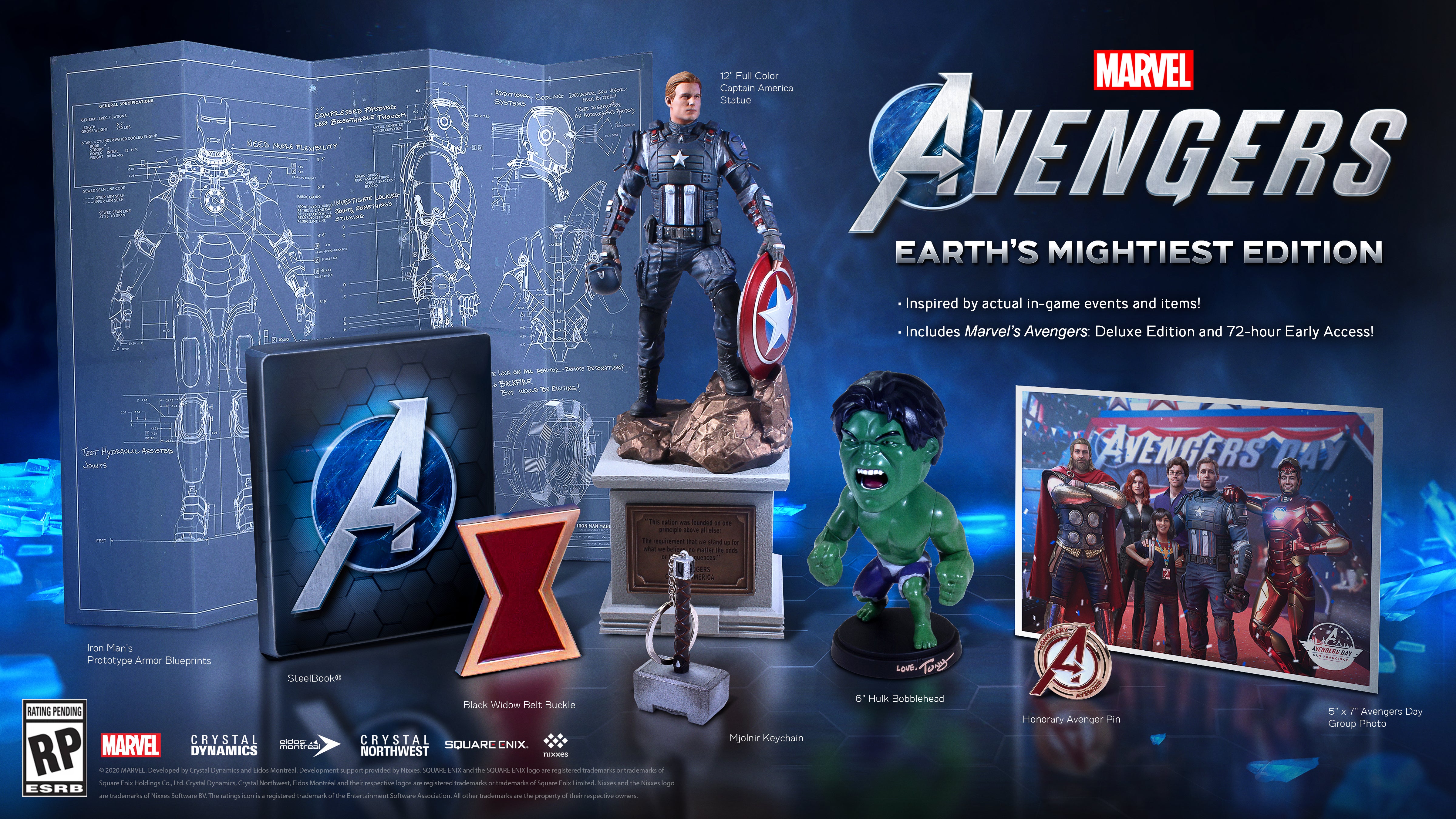 Marvel's Avengers: Earth's Mightiest Collector's Edition, Deluxe Edition et Standard Edition