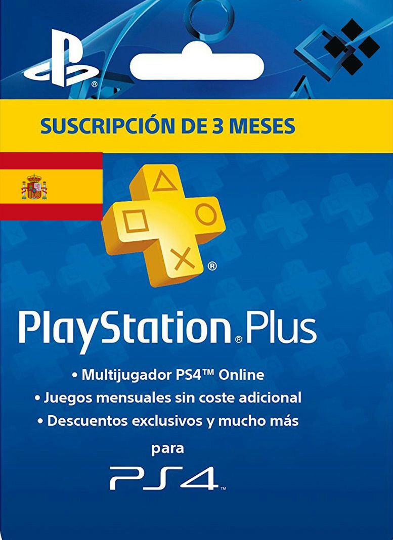 Carte PSN Plus 90 jours 3 mois - PlayStation PS3 PS4 PS Vita Code - FR