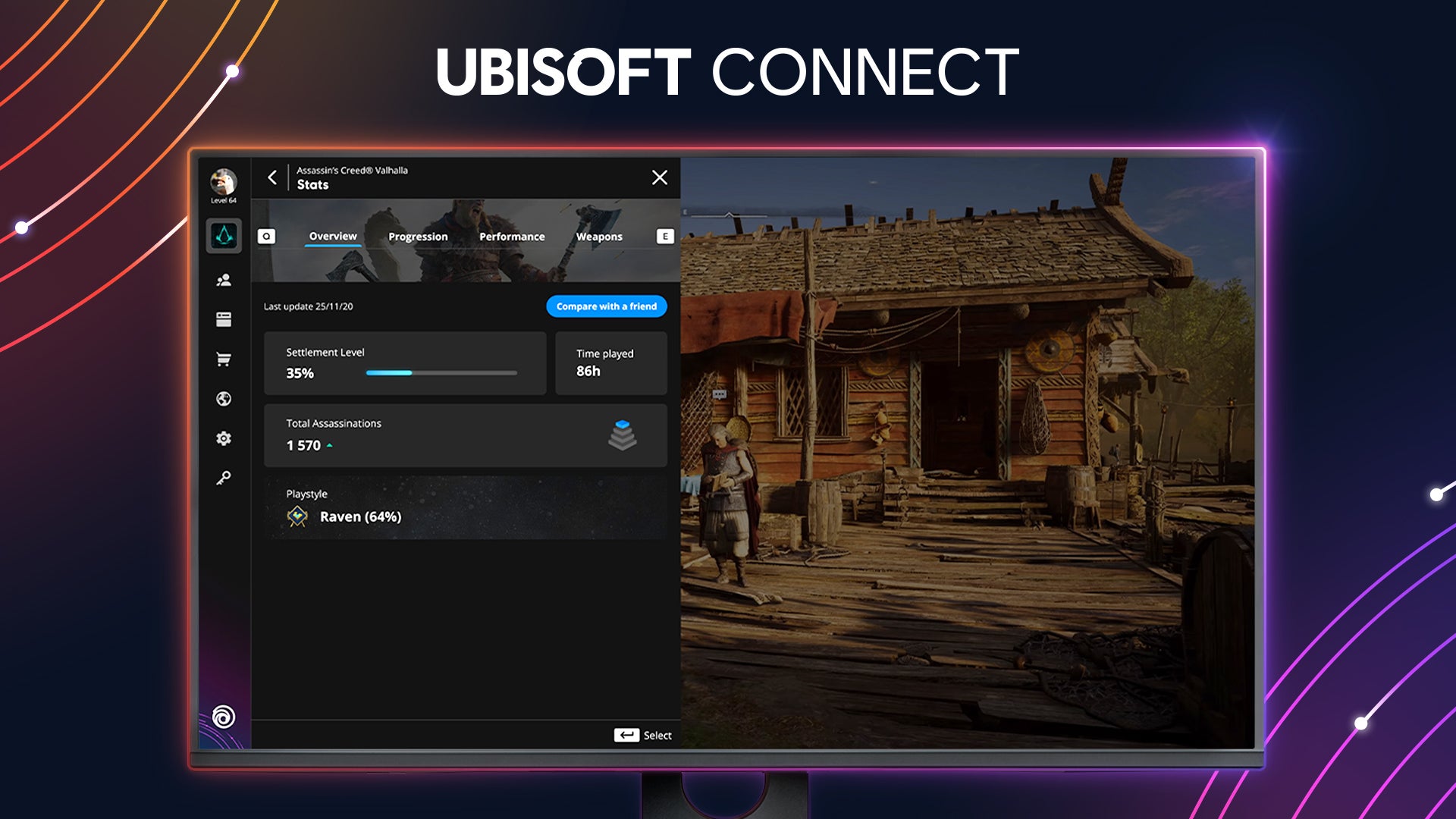 Interface Ubisoft Connect.