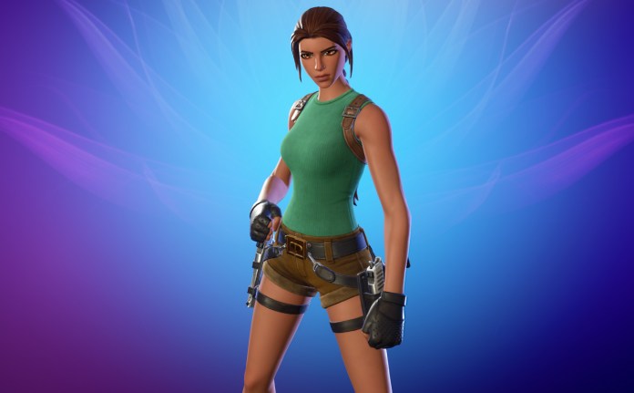 Couverture Fortnite Lara Croft 001