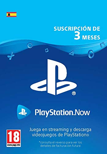 Sony, PlayStation Now - Abonnement de 3 mois |  PS5 / PS4 / PS3 |  Code de téléchargement PSN - Compte espagnol