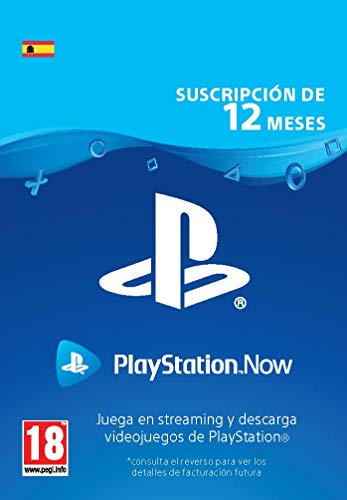 Sony, PlayStation Now - Abonnement de 12 mois |  PS5 / PS4 / PS3 |  Code de téléchargement PSN - Compte espagnol