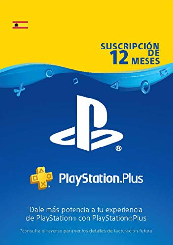 Sony, PlayStation Plus - Abonnement de 12 mois |  PS5 / PS4 / PS3 |  Code de téléchargement PSN - Compte espagnol