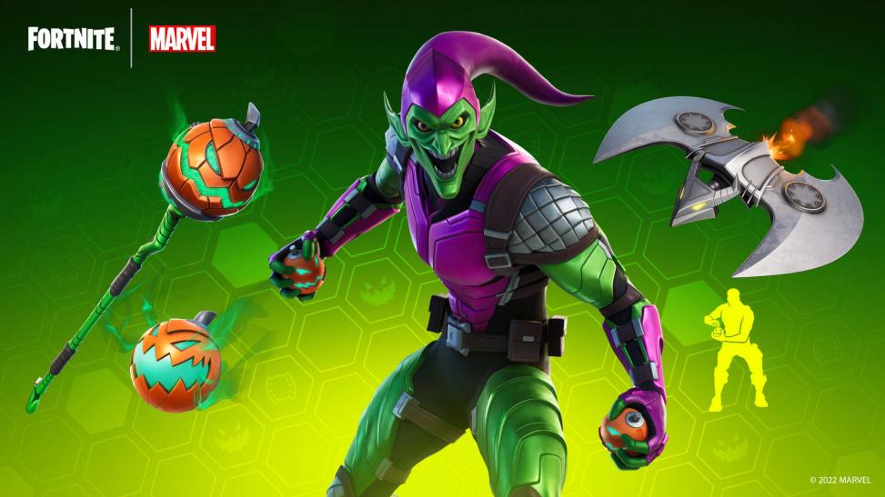 Le gobelin vert est venu chercher Spider-Man à Fortnite