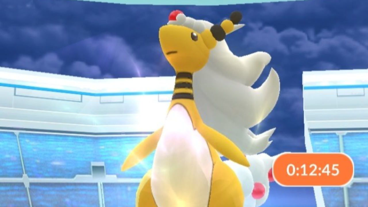 Le Mega Ampharos à longue crinière est la prochaine cible de Pokemon Go Mega Raid. 