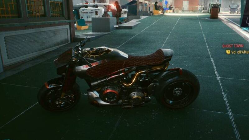 Cyberpunk 2077 La moto de Jackie