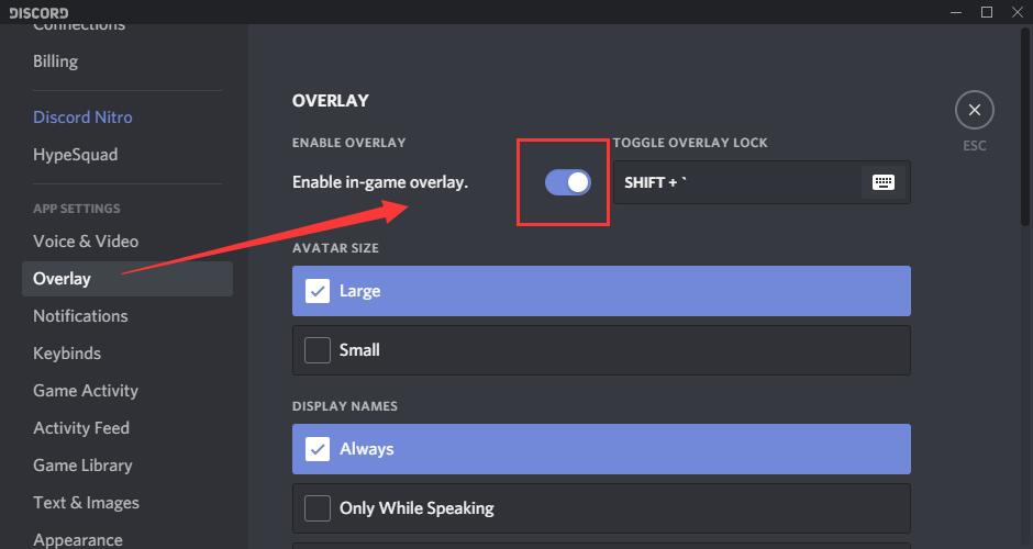 why is there no game activity on discord