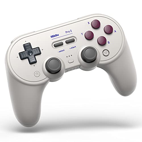 Contrôleur Bluetooth 8Bitdo Pro 2 pour Switch, PC, macOS, Android, Steam et Raspberry Pi (G Classic Edition) [Importación alemana]