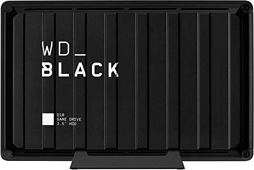 WD_BLACK D10 Game Drive 8 To - 7200 tr/min avec refroidissement actif pour stocker votre énorme collection de jeux PC/Mac ou PlayStation