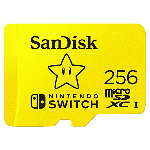 Carte SanDisk microSDXC UHS-I pour Nintendo Switch 256B, produit sous licence Nintendo