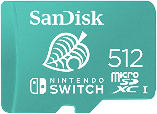 Carte SanDisk microSDXC UHS-I pour Nintendo Switch 512 Go, produit sous licence Nintendo