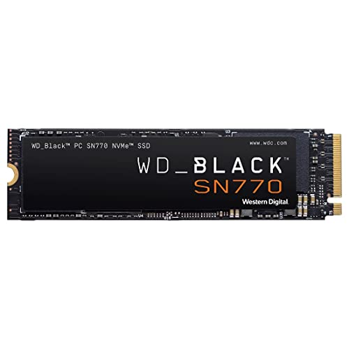 WD_BLACK SN770 SSD PCIe Gen4 NVMe 1 To, vitesse de lecture jusqu'à 5 150 Mo/s