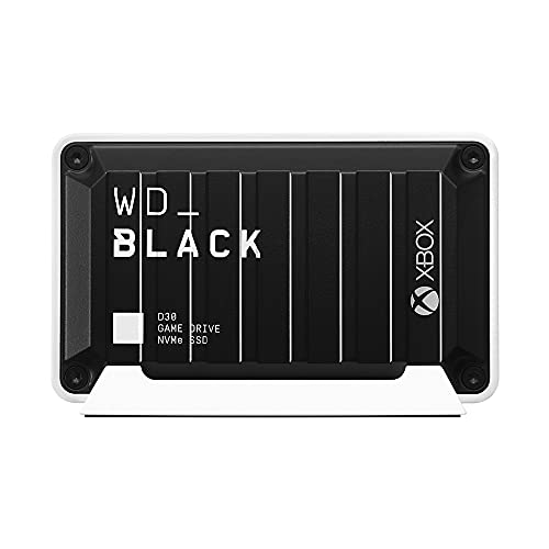 Disque SSD WD_BLACK D30 Game Drive de 1 To - Vitesse et stockage, compatible avec Xbox Series X|S et PlayStation 5