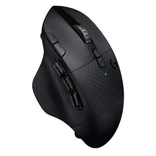 Souris gaming sans fil Logitech G604 LIGHTSPEED, capteur HERO 25K, 25 600 DPI, 15 boutons programmables, batterie 240h, compatible PC/Mac - Noir